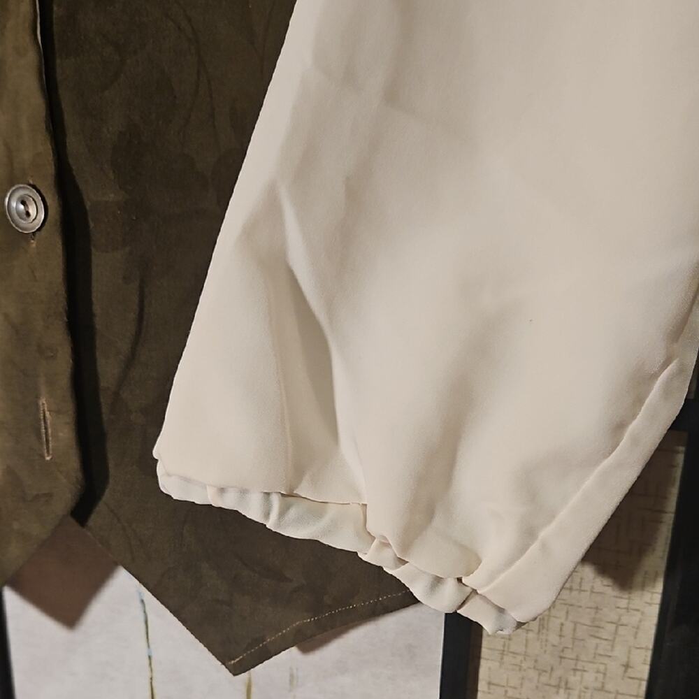 Vintage Joanna Button Down Vest Blouse - Picture 6 of 7